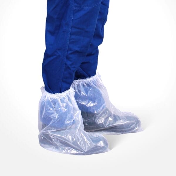 Bota Polietileno Com Elastico Impermeavel Transparente - 1000 Un. - Image 2