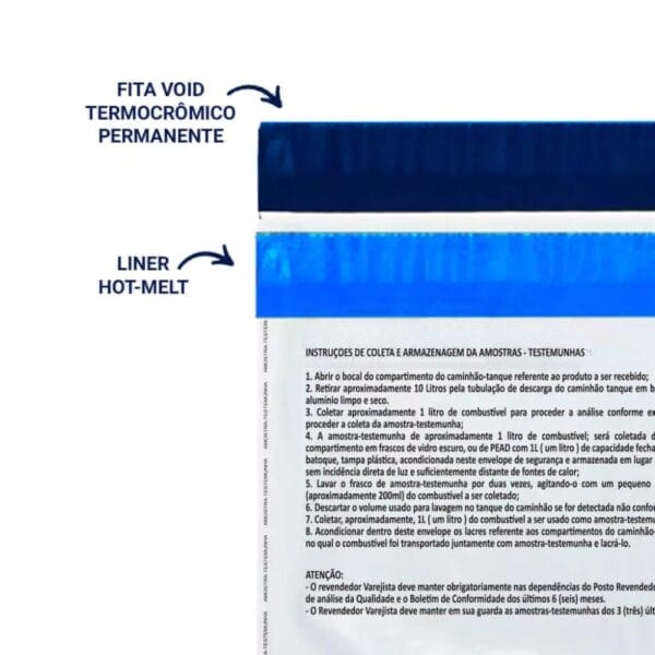 Envelope Amostra Testemunha  ANP - 26x36cm Com Bolsa - 500 Un. - Image 4